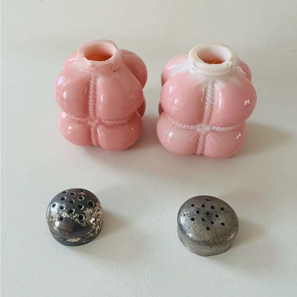 Vintage Consolidated Glass Fostoria Salt Pepper Shakers